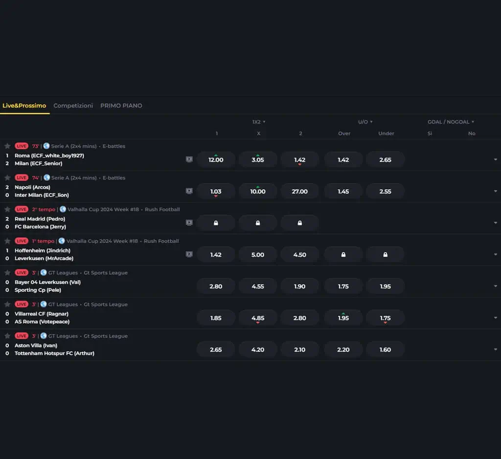 Sport virtuali di Boomerang per PC